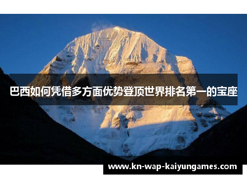 巴西如何凭借多方面优势登顶世界排名第一的宝座