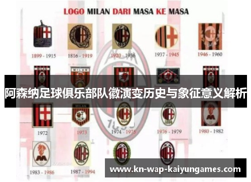 阿森纳足球俱乐部队徽演变历史与象征意义解析